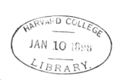 harvard library stamp